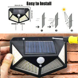100 LED Motion Sensor Solar Light