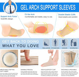 Arch Support Sleeve Cushion HEEL SOCKS