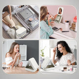 Small Travel LED Makeup Mirror Case with